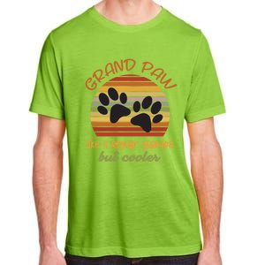 Grand Paw Like A Regular Grandpa But Cooler For Grandpa Cute Gift Adult ChromaSoft Performance T-Shirt