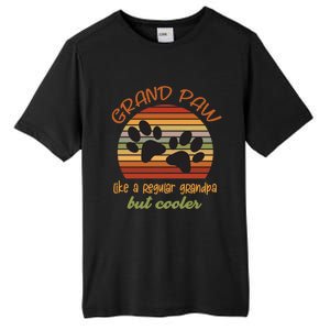 Grand Paw Like A Regular Grandpa But Cooler For Grandpa Cute Gift Tall Fusion ChromaSoft Performance T-Shirt