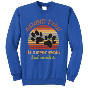 Grand Paw Like A Regular Grandpa But Cooler For Grandpa Cute Gift Sweatshirt