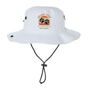 Grand Paw Like A Regular Grandpa But Cooler For Grandpa Cute Gift Legacy Cool Fit Booney Bucket Hat