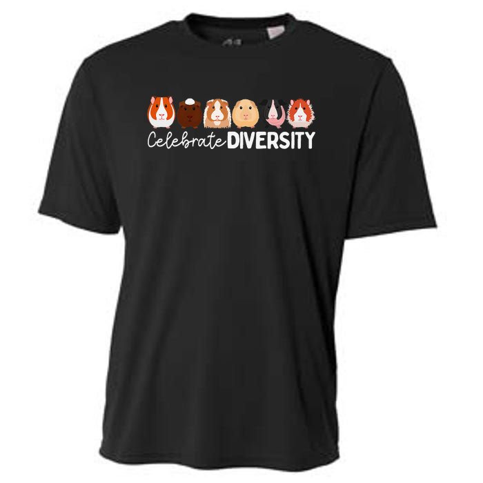 Guinea Pig Lovers Celebrate Diversity Cooling Performance Crew T-Shirt