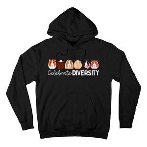 Guinea Pig Lovers Celebrate Diversity Hoodie