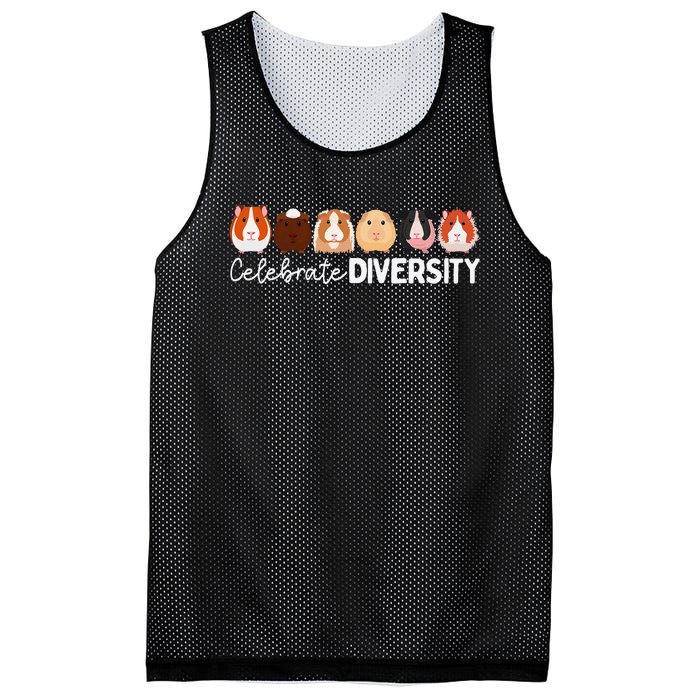 Guinea Pig Lovers Celebrate Diversity Mesh Reversible Basketball Jersey Tank