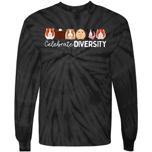 Guinea Pig Lovers Celebrate Diversity Tie-Dye Long Sleeve Shirt