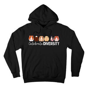 Guinea Pig Lovers Celebrate Diversity Tall Hoodie