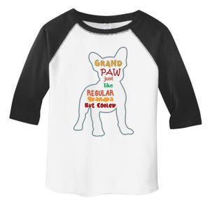 Grand Paw Like A Regular Grandpa But Cooler For Grandpa Gift Toddler Fine Jersey T-Shirt