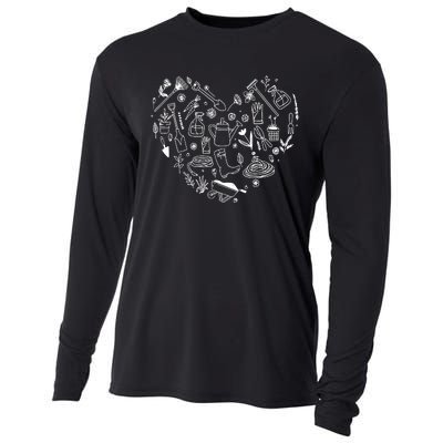 Gardener Plant Lover Farmer Cooling Performance Long Sleeve Crew