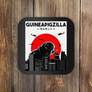 Guinea Pig Lover Tee Guineapigzilla Funny Guinea Pig Coaster