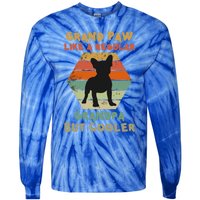 Grand Paw Like A Regular Grandpa But Cooler For Grandpa Gift Tie-Dye Long Sleeve Shirt