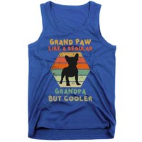 Grand Paw Like A Regular Grandpa But Cooler For Grandpa Gift Tank Top