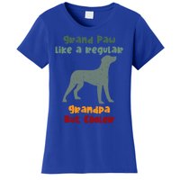 Grand Paw Like A Regular Grandpa But Cooler For Grandpa Meaningful Gift Women's T-Shirt