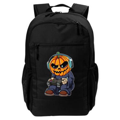 Gamer Pumpkin Lazy Halloween Costume Funny Gaming Videogame Backpack