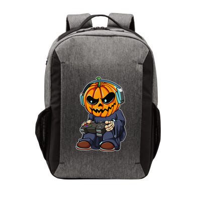 Gamer Pumpkin Lazy Halloween Costume Funny Gaming Videogame Vector Backpack