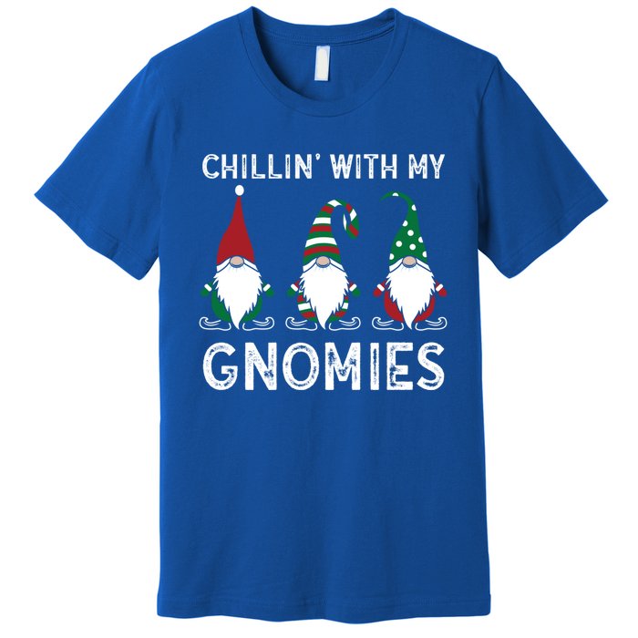 Gardening Plants Lover Gardener Chillin With My Gnomies Gift Premium T-Shirt