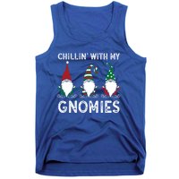 Gardening Plants Lover Gardener Chillin With My Gnomies Gift Tank Top