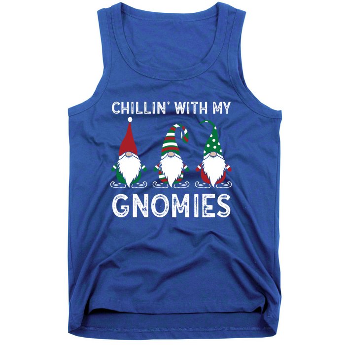 Gardening Plants Lover Gardener Chillin With My Gnomies Gift Tank Top