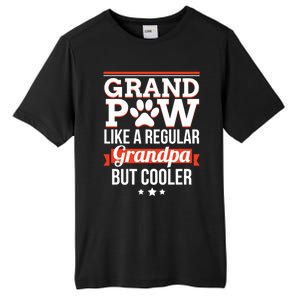 Grand Paw Like A Regular Grandpa But Cooler Funny Dog Dad Gift Tall Fusion ChromaSoft Performance T-Shirt