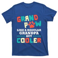 Grand Paw Like A Regular Grandpa But Cooler Funny Dog Lovers Gift T-Shirt