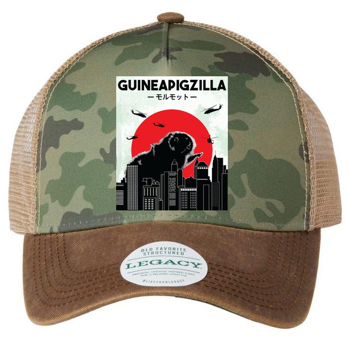 Guinea Pig Lover Tee Guineapigzilla Funny Guinea Pig Legacy Tie Dye Trucker Hat