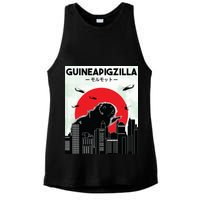 Guinea Pig Lover Tee Guineapigzilla Funny Guinea Pig Ladies PosiCharge Tri-Blend Wicking Tank