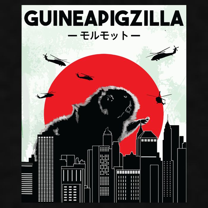 Guinea Pig Lover Tee Guineapigzilla Funny Guinea Pig Ladies PosiCharge Tri-Blend Wicking Tank