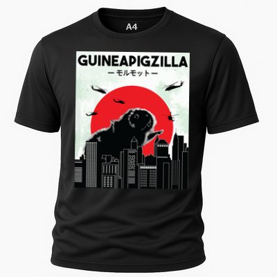 Guinea Pig Lover Tee Guineapigzilla Funny Guinea Pig Performance Shirt