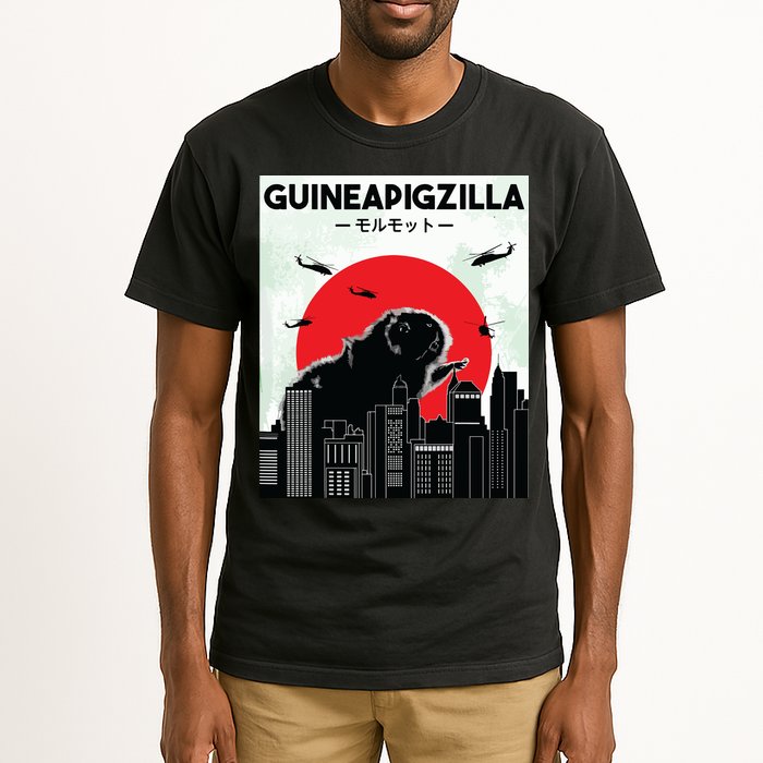 Guinea Pig Lover Tee Guineapigzilla Funny Guinea Pig Tall T-Shirt