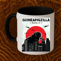 Guinea Pig Lover Tee Guineapigzilla Funny Guinea Pig Mug