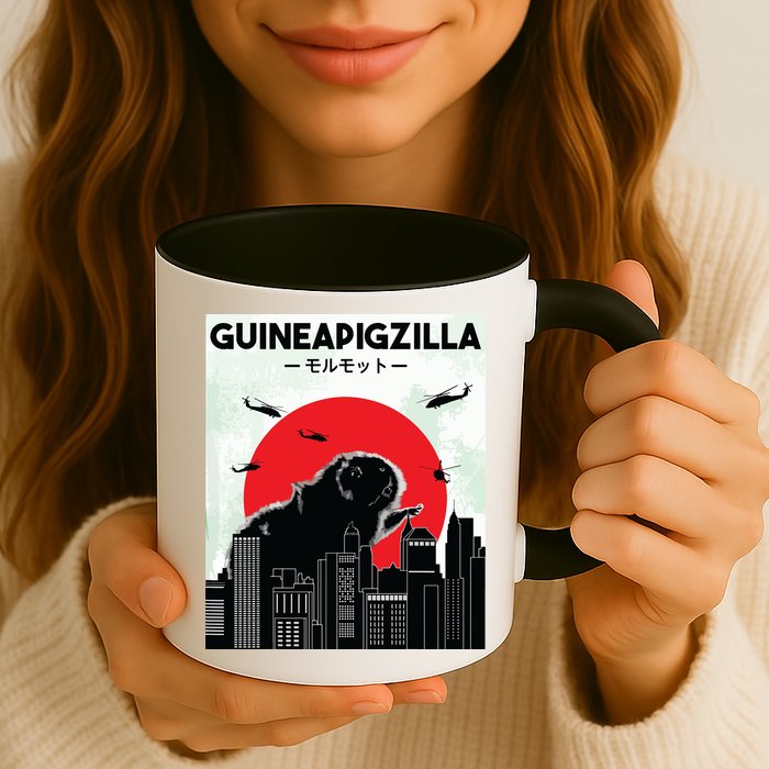 Guinea Pig Lover Tee Guineapigzilla Funny Guinea Pig Mug