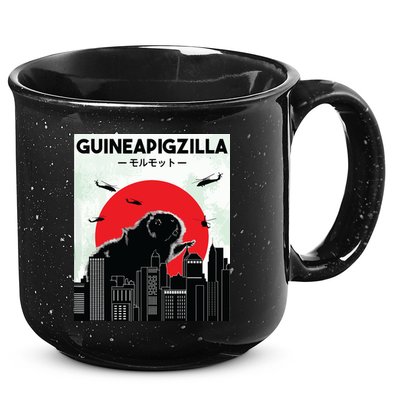 Guinea Pig Lover Tee Guineapigzilla Funny Guinea Pig 15oz Campfire Ceramic Mug