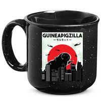 Guinea Pig Lover Tee Guineapigzilla Funny Guinea Pig 15oz Campfire Ceramic Mug