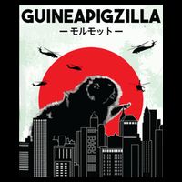Guinea Pig Lover Tee Guineapigzilla Funny Guinea Pig Drawstring Bag