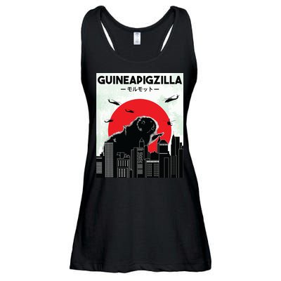 Guinea Pig Lover Tee Guineapigzilla Funny Guinea Pig Ladies Essential Flowy Tank