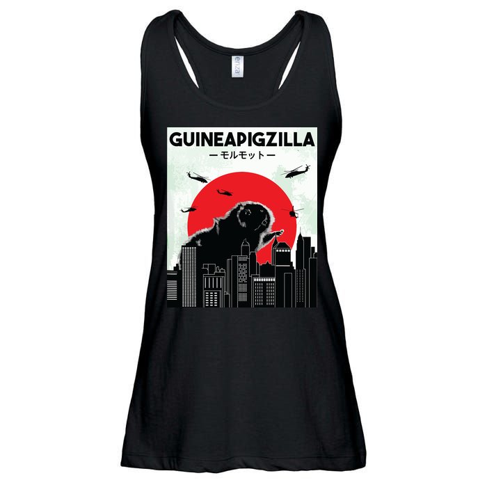 Guinea Pig Lover Tee Guineapigzilla Funny Guinea Pig Ladies Essential Flowy Tank