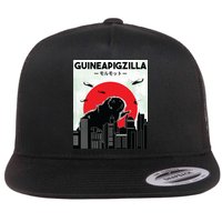 Guinea Pig Lover Tee Guineapigzilla Funny Guinea Pig Flatbill Hat