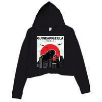 Guinea Pig Lover Tee Guineapigzilla Funny Guinea Pig Crop Fleece Hoodie
