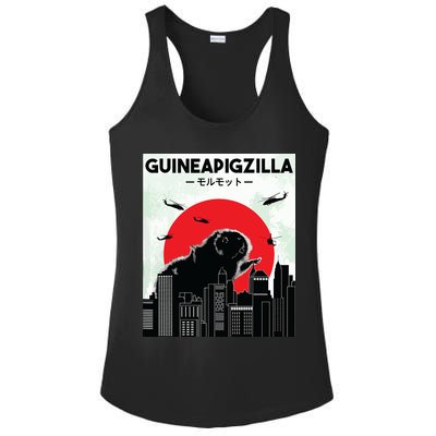 Guinea Pig Lover Tee Guineapigzilla Funny Guinea Pig Ladies PosiCharge Competitor Racerback Tank