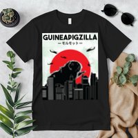 Guinea Pig Lover Tee Guineapigzilla Funny Guinea Pig Premium T-Shirt