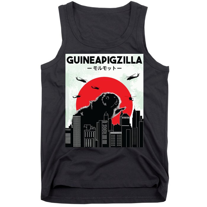 Guinea Pig Lover Tee Guineapigzilla Funny Guinea Pig Tank Top
