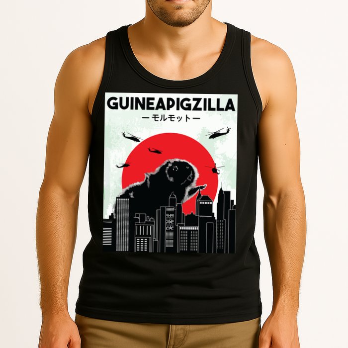 Guinea Pig Lover Tee Guineapigzilla Funny Guinea Pig Tank Top
