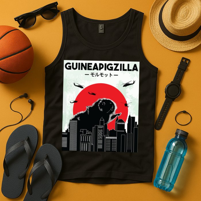 Guinea Pig Lover Tee Guineapigzilla Funny Guinea Pig Tank Top