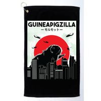 Guinea Pig Lover Tee Guineapigzilla Funny Guinea Pig Golf Towel