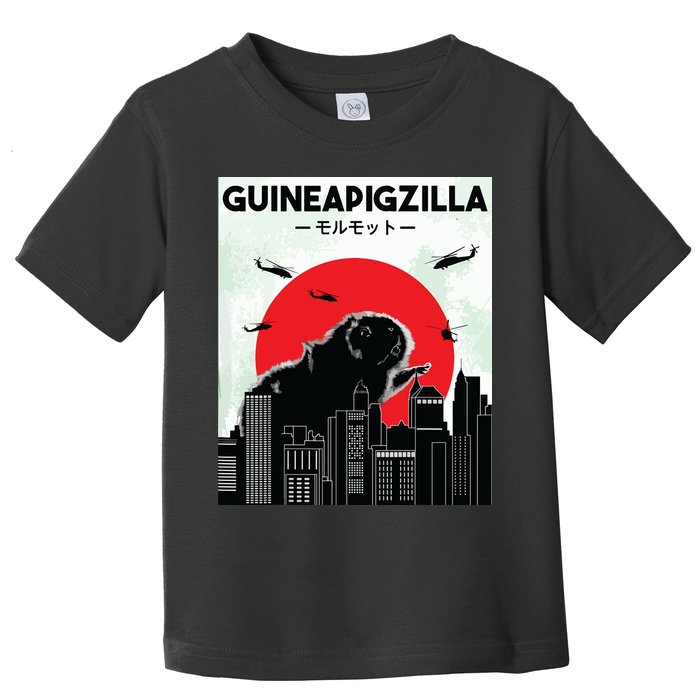 Guinea Pig Lover Tee Guineapigzilla Funny Guinea Pig Toddler T-Shirt