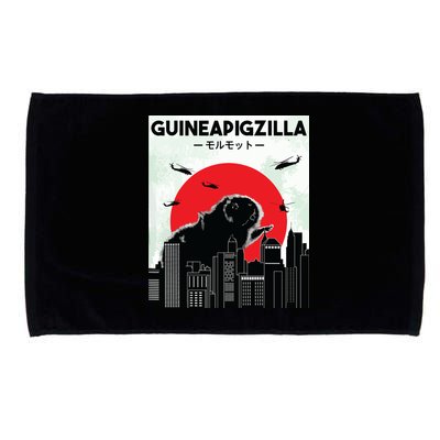 Guinea Pig Lover Tee Guineapigzilla Funny Guinea Pig Microfiber Hand Towel