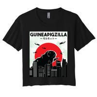 Guinea Pig Lover Tee Guineapigzilla Funny Guinea Pig Crop Top