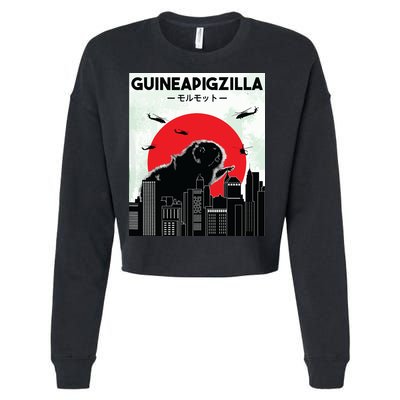 Guinea Pig Lover Tee Guineapigzilla Funny Guinea Pig Cropped Pullover Crew