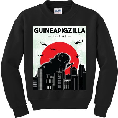 Guinea Pig Lover Tee Guineapigzilla Funny Guinea Pig Kids Sweatshirt