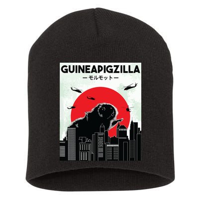 Guinea Pig Lover Tee Guineapigzilla Funny Guinea Pig Short Acrylic Beanie