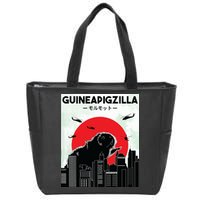 Guinea Pig Lover Tee Guineapigzilla Funny Guinea Pig Zip Tote Bag