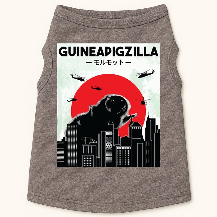 Guinea Pig Lover Tee Guineapigzilla Funny Guinea Pig Doggie Tank